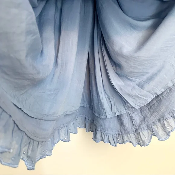 Fillyboo Lotus Duster Maxi Dress in Rain Song Blue - Picture 16 of 16